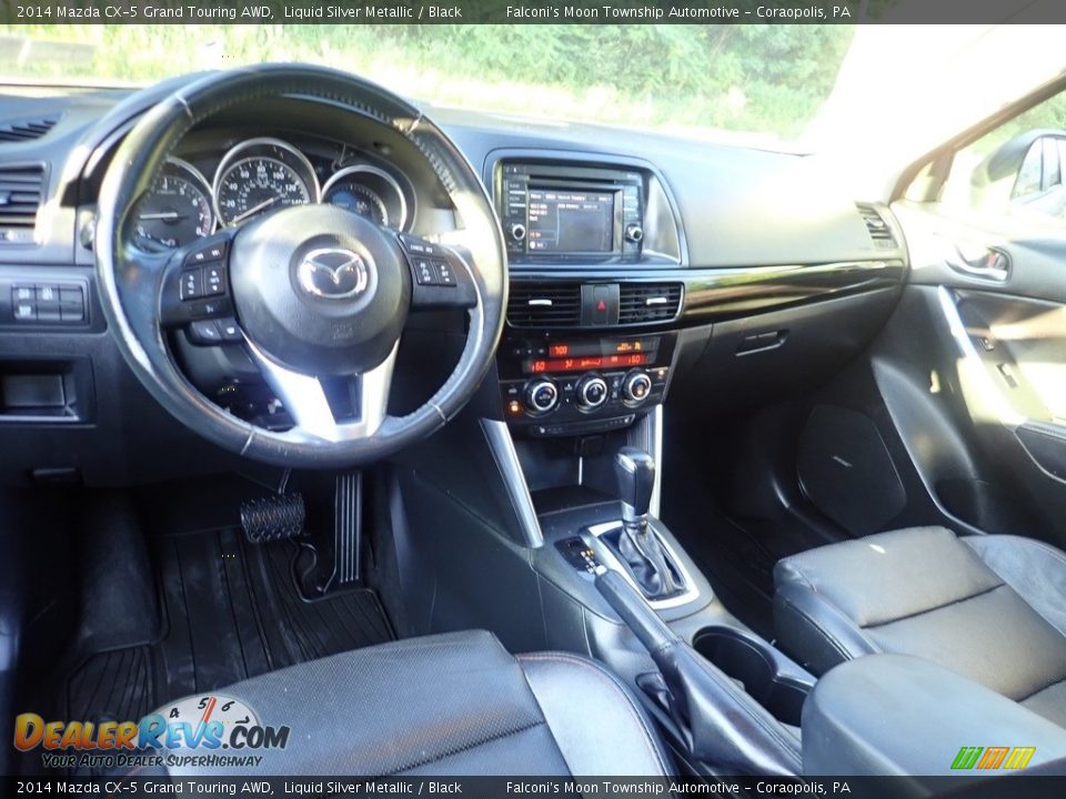 2014 Mazda CX-5 Grand Touring AWD Liquid Silver Metallic / Black Photo #18