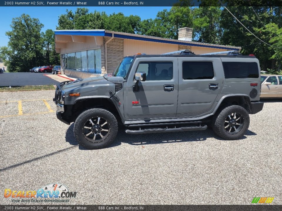 2003 Hummer H2 SUV Pewter Metallic / Wheat Photo #1