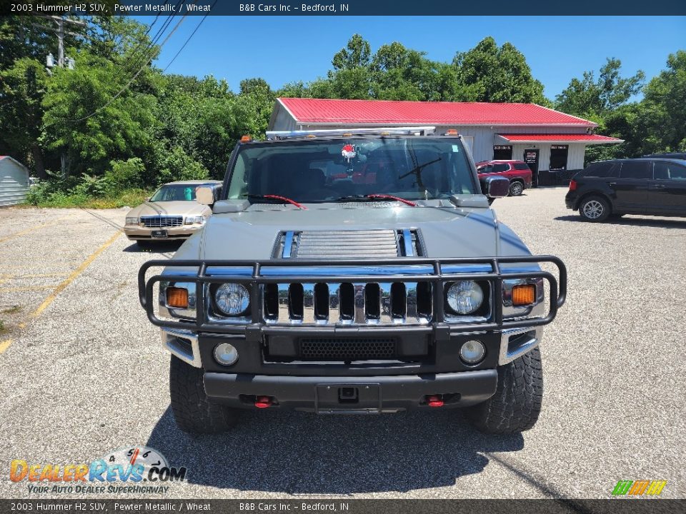 2003 Hummer H2 SUV Pewter Metallic / Wheat Photo #2