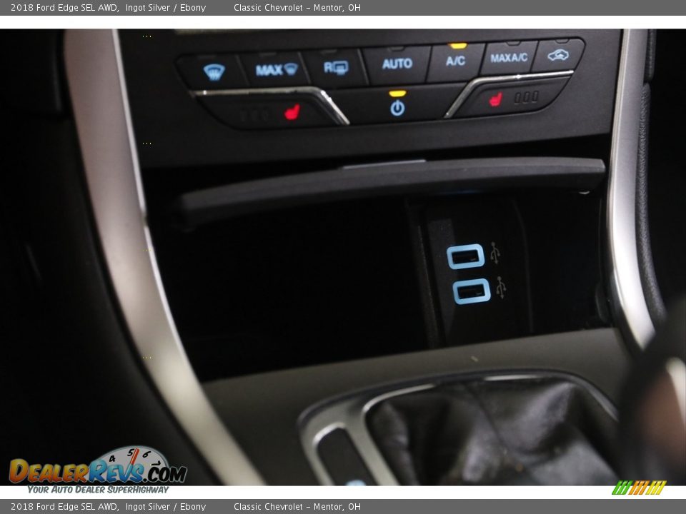 2018 Ford Edge SEL AWD Ingot Silver / Ebony Photo #17