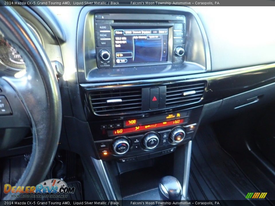 2014 Mazda CX-5 Grand Touring AWD Liquid Silver Metallic / Black Photo #26