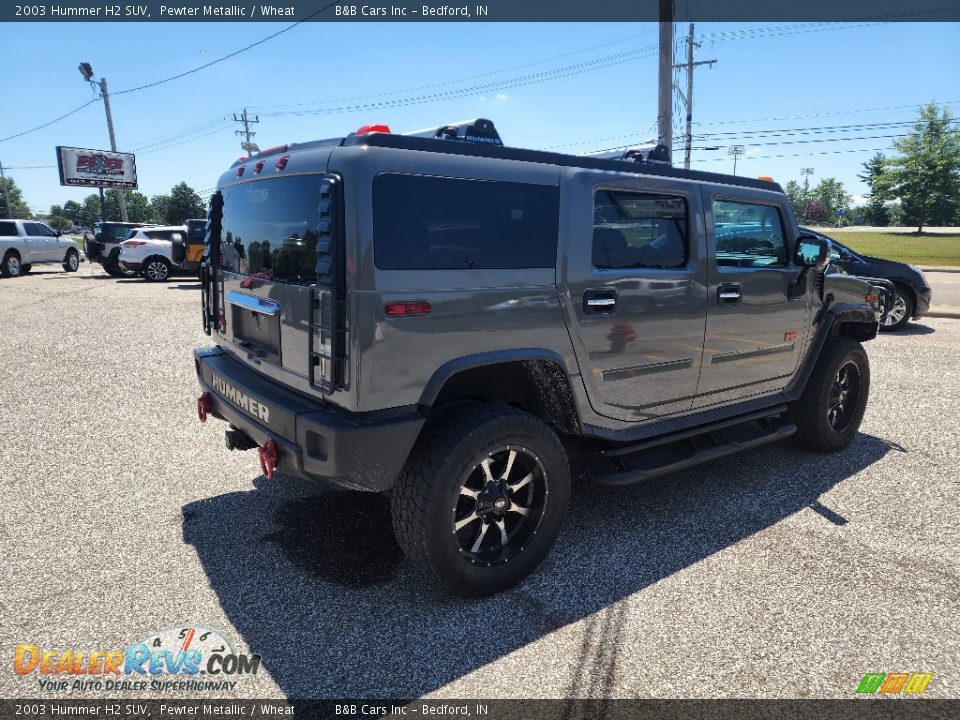 2003 Hummer H2 SUV Pewter Metallic / Wheat Photo #4