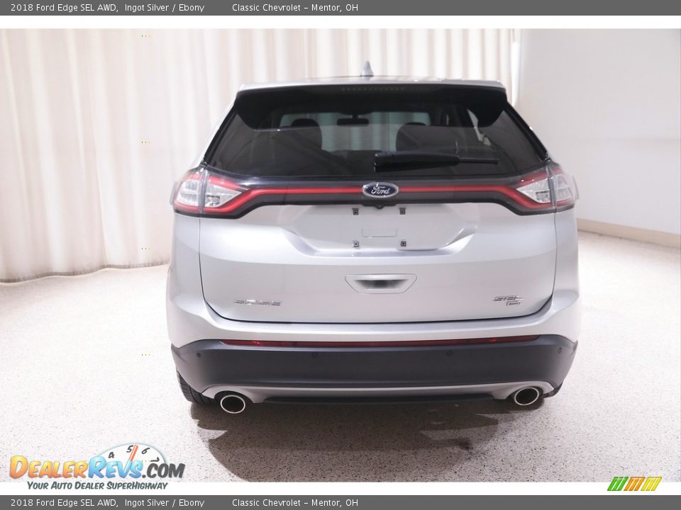 2018 Ford Edge SEL AWD Ingot Silver / Ebony Photo #21