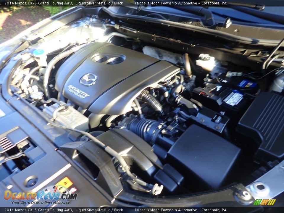 2014 Mazda CX-5 Grand Touring AWD Liquid Silver Metallic / Black Photo #30