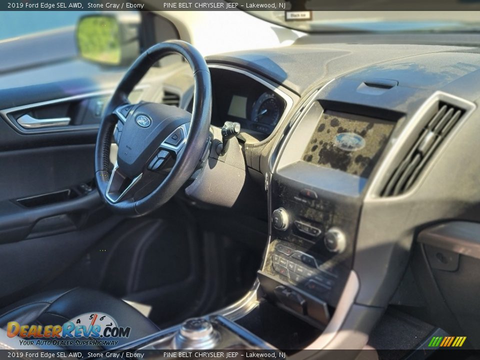 2019 Ford Edge SEL AWD Stone Gray / Ebony Photo #4