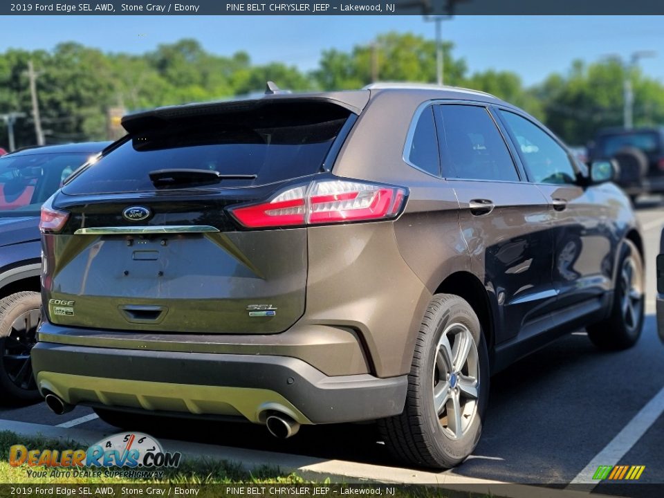 2019 Ford Edge SEL AWD Stone Gray / Ebony Photo #5