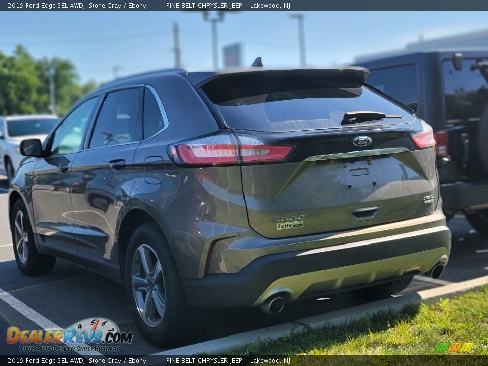 2019 Ford Edge SEL AWD Stone Gray / Ebony Photo #7