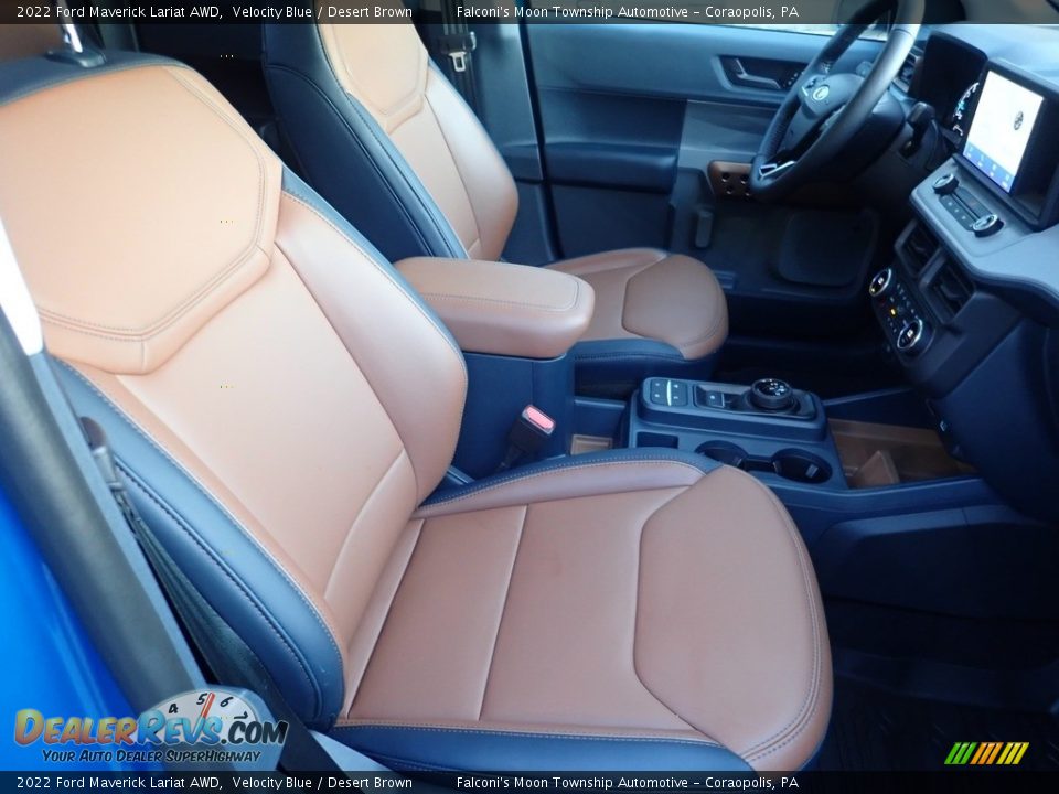 Desert Brown Interior - 2022 Ford Maverick Lariat AWD Photo #10