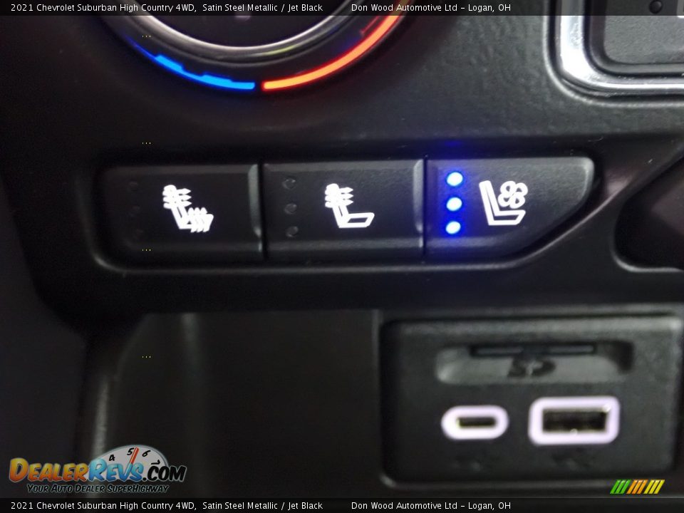 2021 Chevrolet Suburban High Country 4WD Satin Steel Metallic / Jet Black Photo #7