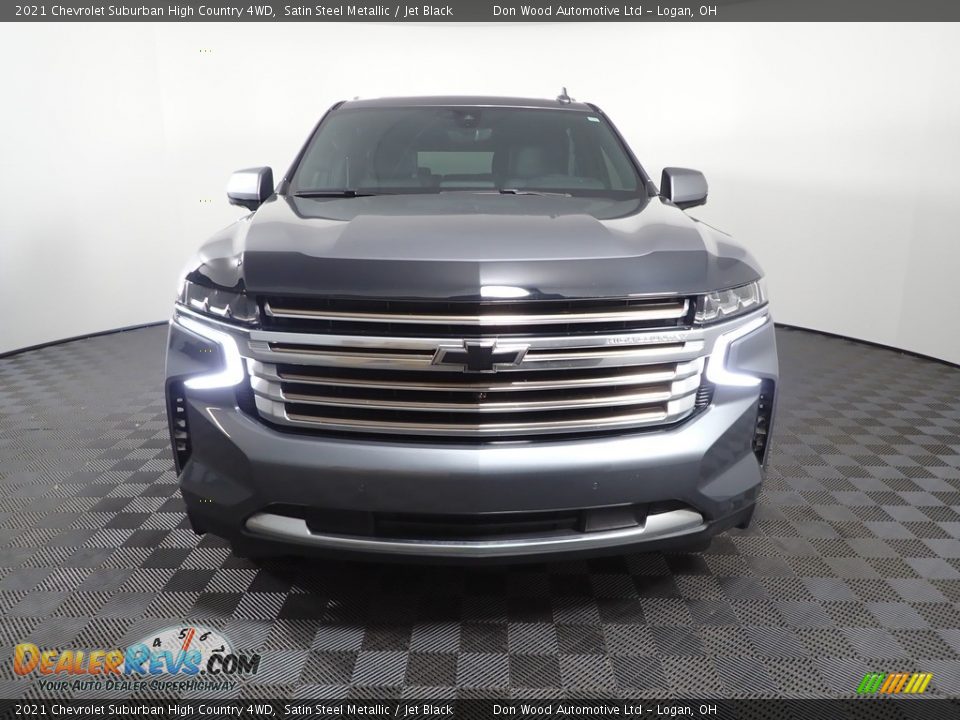 2021 Chevrolet Suburban High Country 4WD Satin Steel Metallic / Jet Black Photo #8