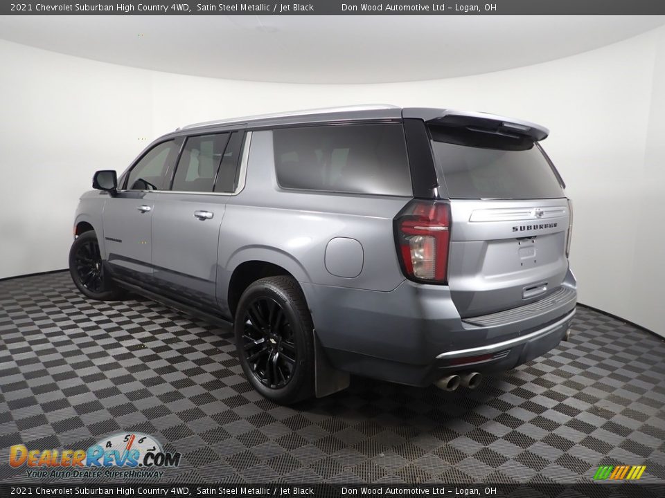 2021 Chevrolet Suburban High Country 4WD Satin Steel Metallic / Jet Black Photo #10