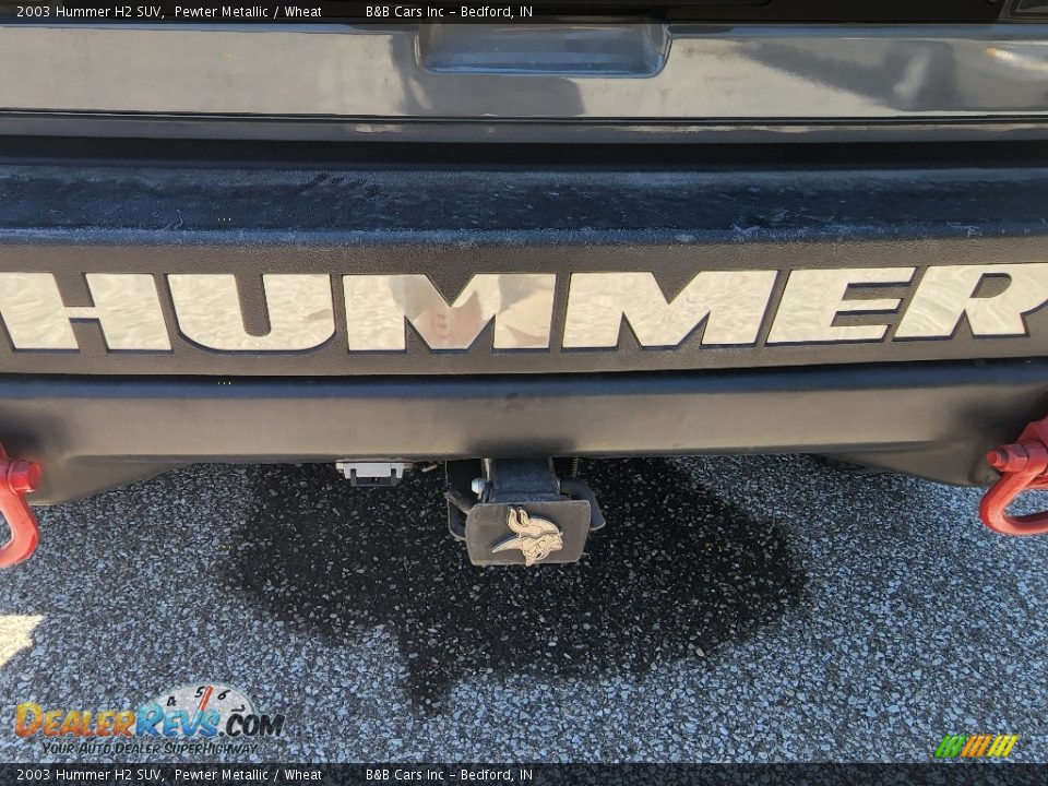 2003 Hummer H2 SUV Pewter Metallic / Wheat Photo #26