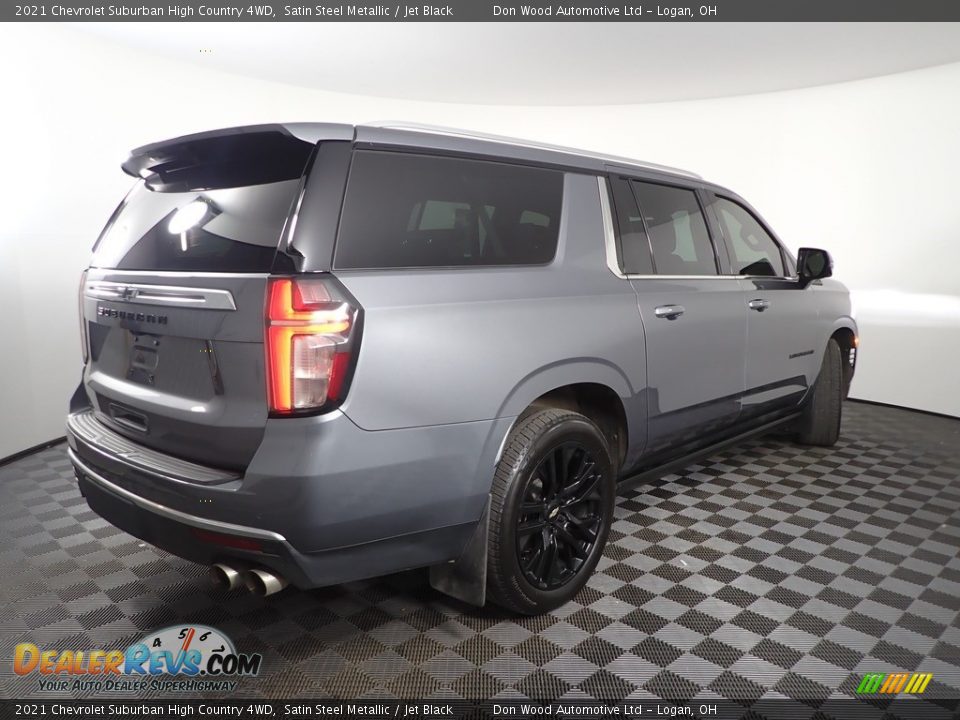 2021 Chevrolet Suburban High Country 4WD Satin Steel Metallic / Jet Black Photo #14