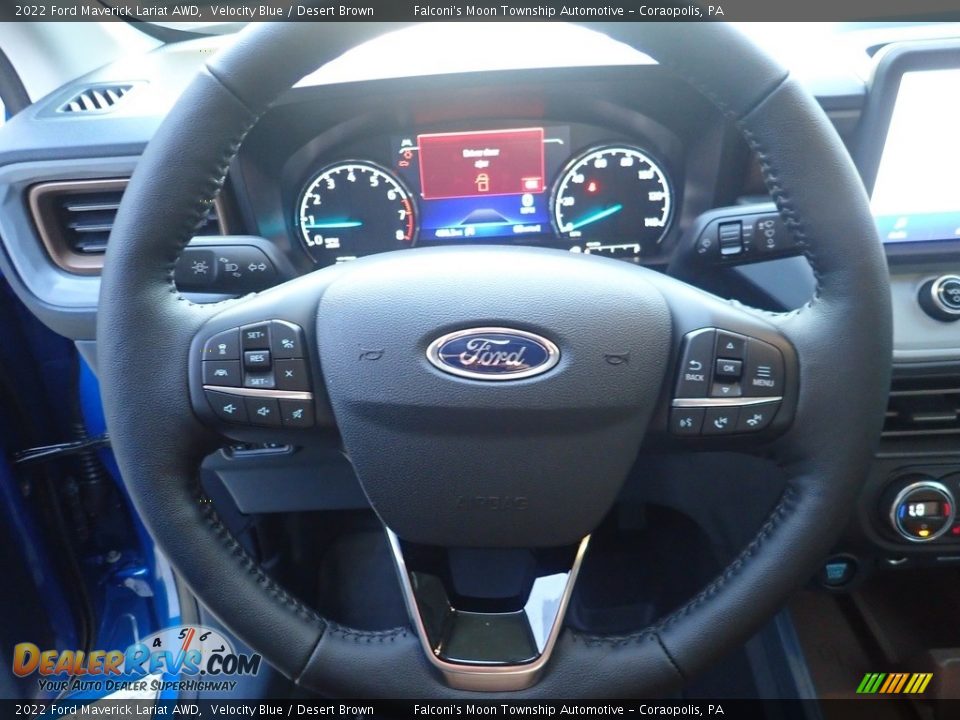 2022 Ford Maverick Lariat AWD Steering Wheel Photo #24