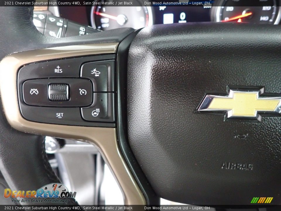 2021 Chevrolet Suburban High Country 4WD Steering Wheel Photo #20