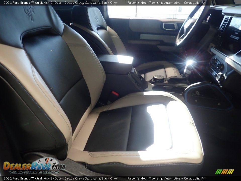 2021 Ford Bronco Wildtrak 4x4 2-Door Cactus Gray / Sandstone/Black Onyx Photo #9