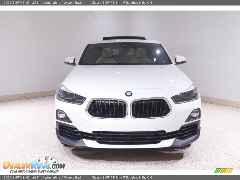 2020 BMW X2 xDrive28i Alpine White / Oyster/Black Photo #2