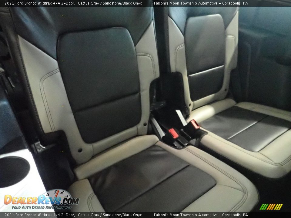 Rear Seat of 2021 Ford Bronco Wildtrak 4x4 2-Door Photo #11