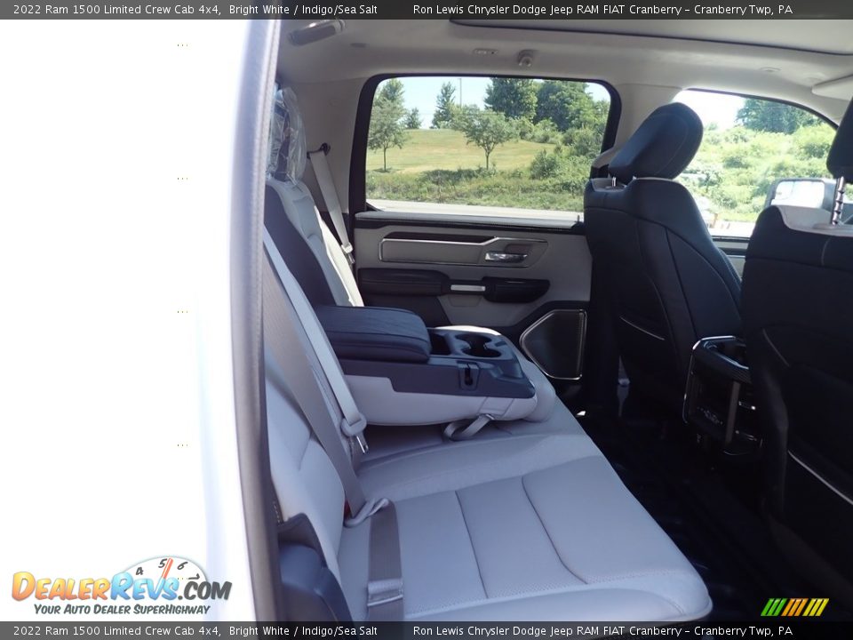 2022 Ram 1500 Limited Crew Cab 4x4 Bright White / Indigo/Sea Salt Photo #9