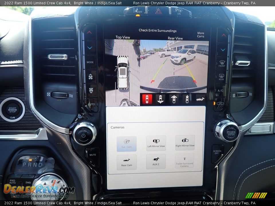 2022 Ram 1500 Limited Crew Cab 4x4 Bright White / Indigo/Sea Salt Photo #18