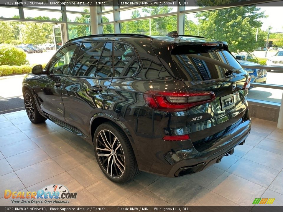 2022 BMW X5 xDrive40i Black Sapphire Metallic / Tartufo Photo #2