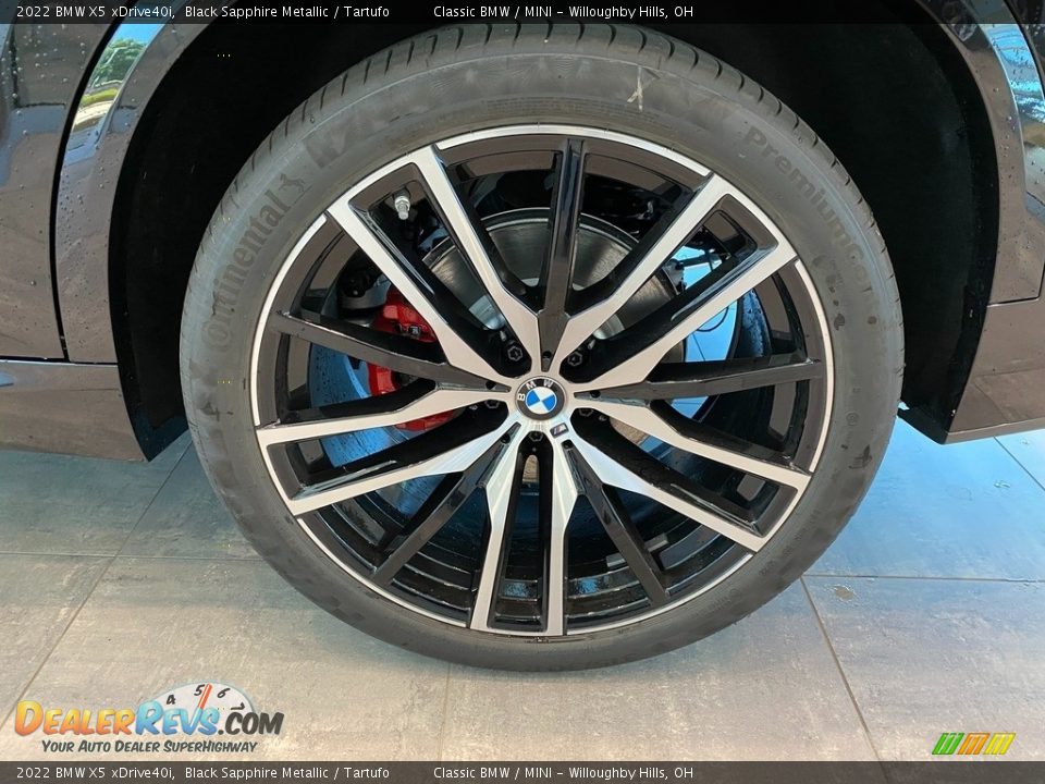 2022 BMW X5 xDrive40i Black Sapphire Metallic / Tartufo Photo #3