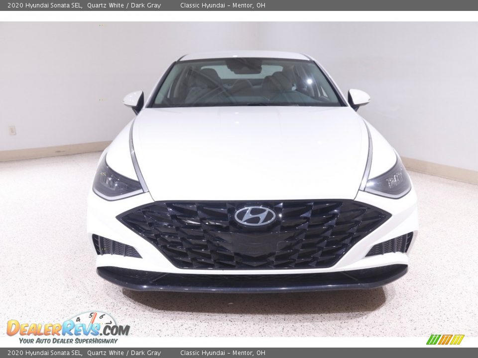 2020 Hyundai Sonata SEL Quartz White / Dark Gray Photo #2