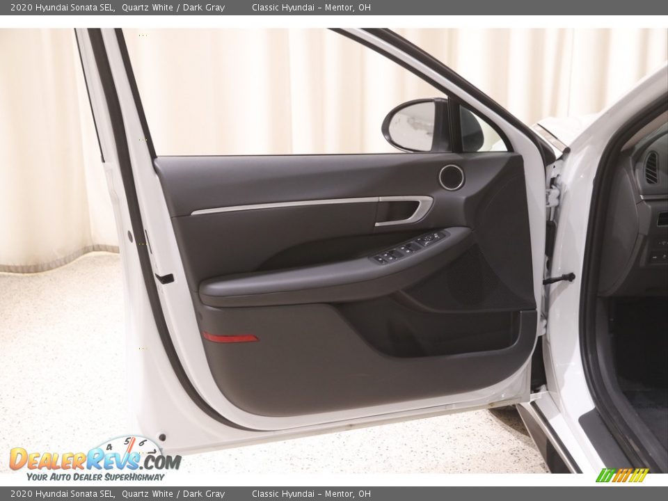 2020 Hyundai Sonata SEL Quartz White / Dark Gray Photo #4