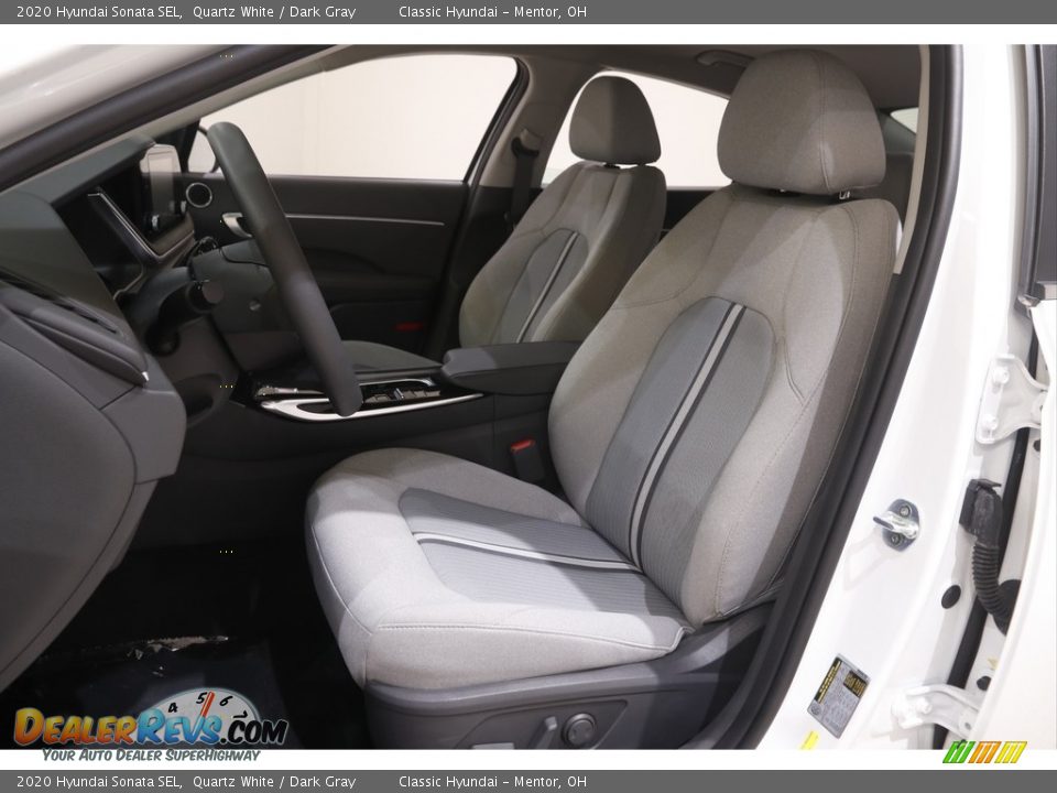 2020 Hyundai Sonata SEL Quartz White / Dark Gray Photo #5