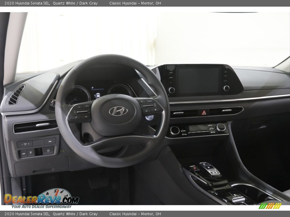 2020 Hyundai Sonata SEL Quartz White / Dark Gray Photo #6