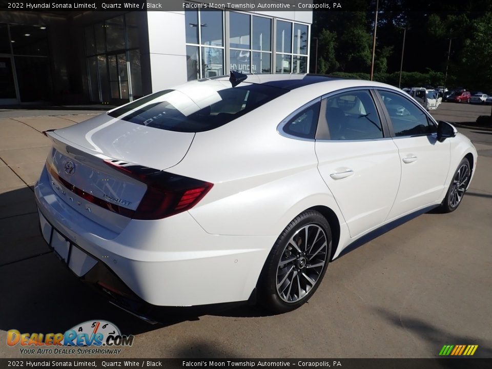 2022 Hyundai Sonata Limited Quartz White / Black Photo #2