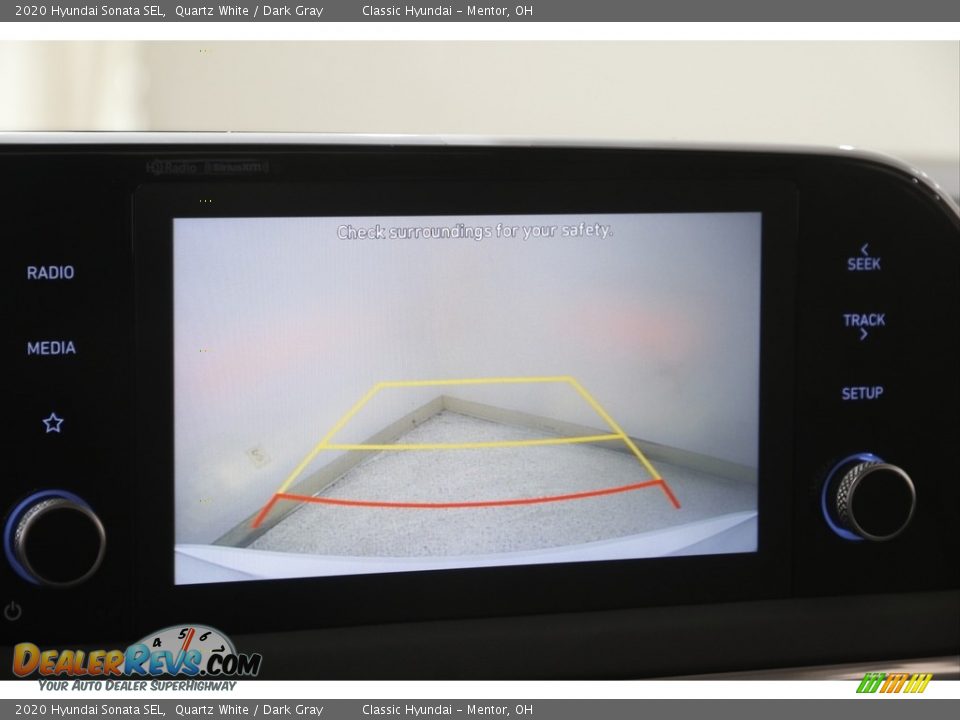2020 Hyundai Sonata SEL Quartz White / Dark Gray Photo #11