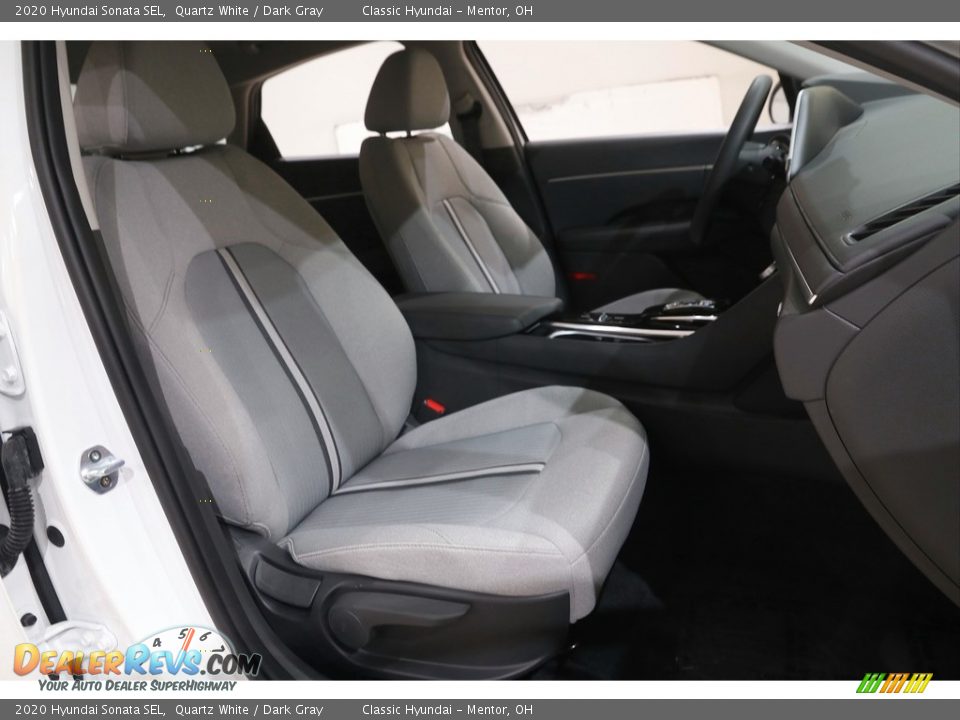 2020 Hyundai Sonata SEL Quartz White / Dark Gray Photo #15