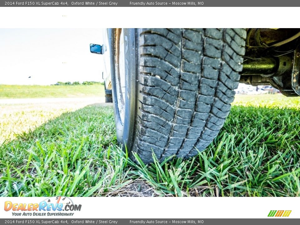 2014 Ford F150 XL SuperCab 4x4 Oxford White / Steel Grey Photo #14