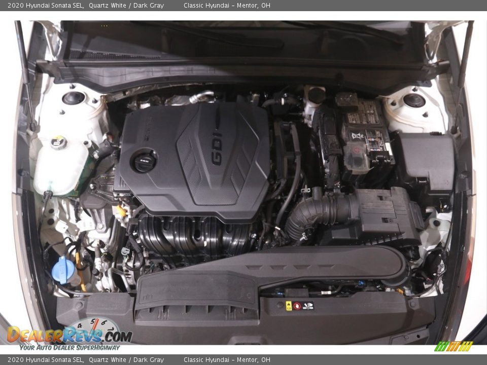 2020 Hyundai Sonata SEL Quartz White / Dark Gray Photo #19