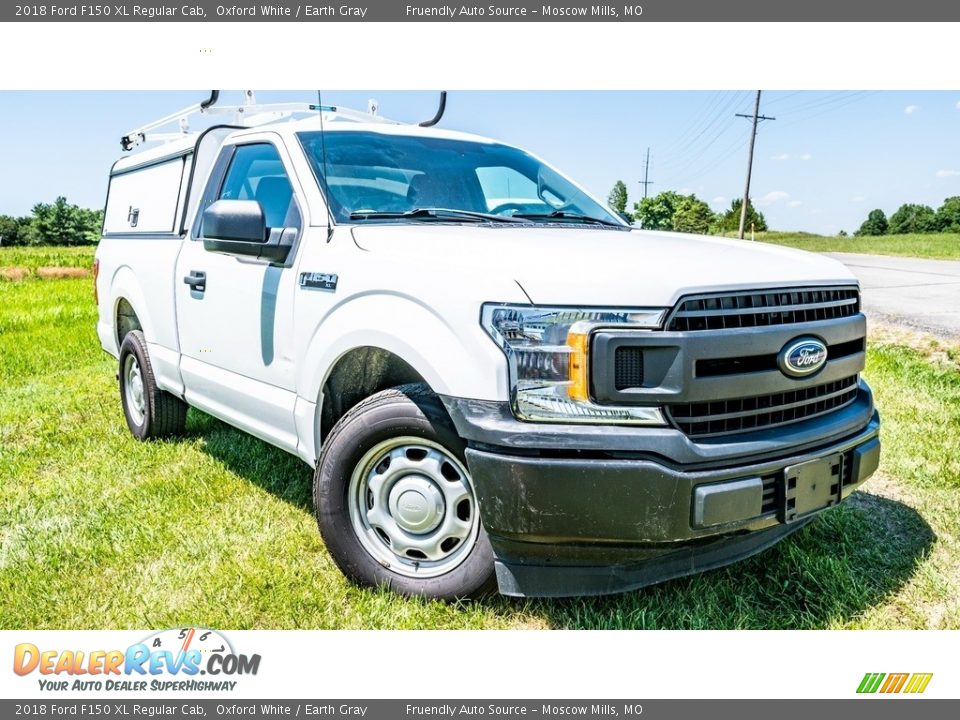 2018 Ford F150 XL Regular Cab Oxford White / Earth Gray Photo #1