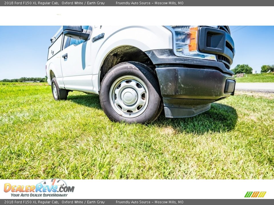 2018 Ford F150 XL Regular Cab Oxford White / Earth Gray Photo #2