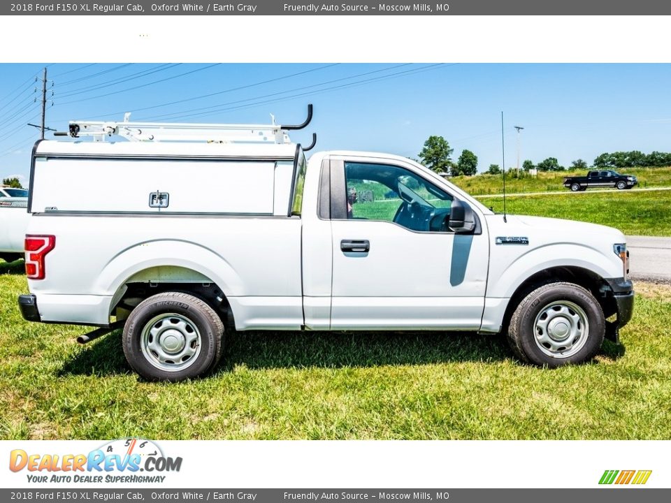 2018 Ford F150 XL Regular Cab Oxford White / Earth Gray Photo #3