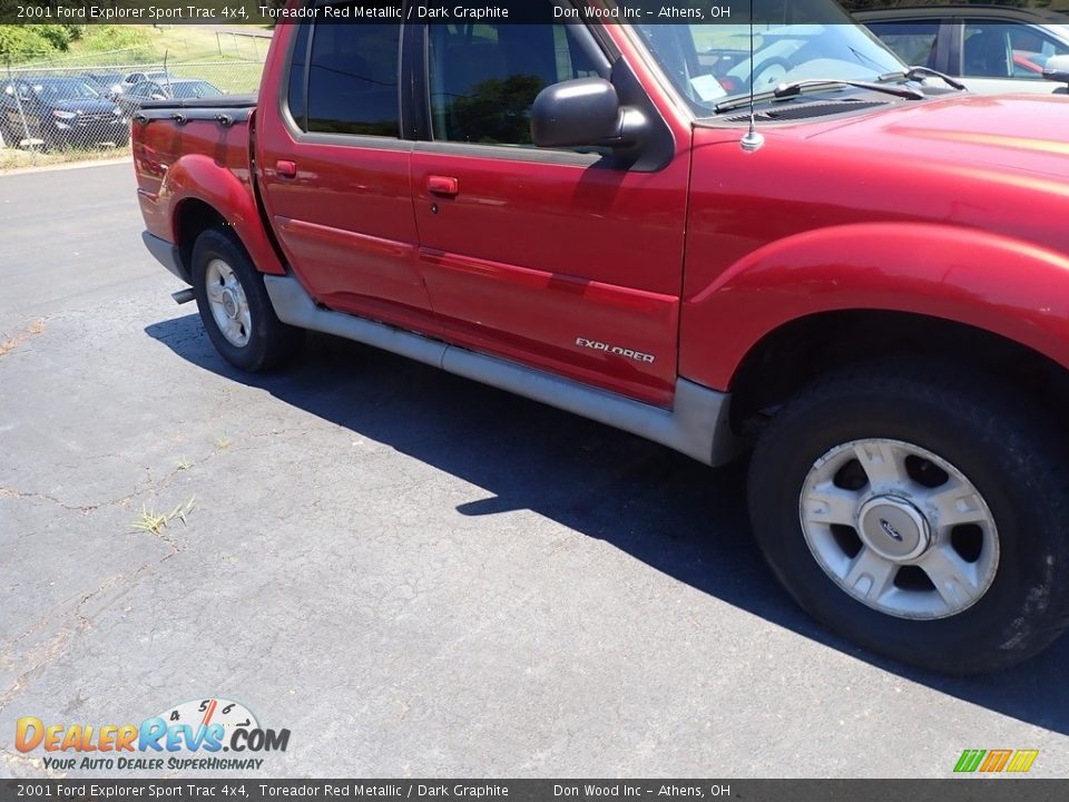 2001 Ford Explorer Sport Trac 4x4 Toreador Red Metallic / Dark Graphite Photo #3