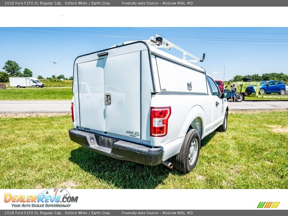 2018 Ford F150 XL Regular Cab Oxford White / Earth Gray Photo #4