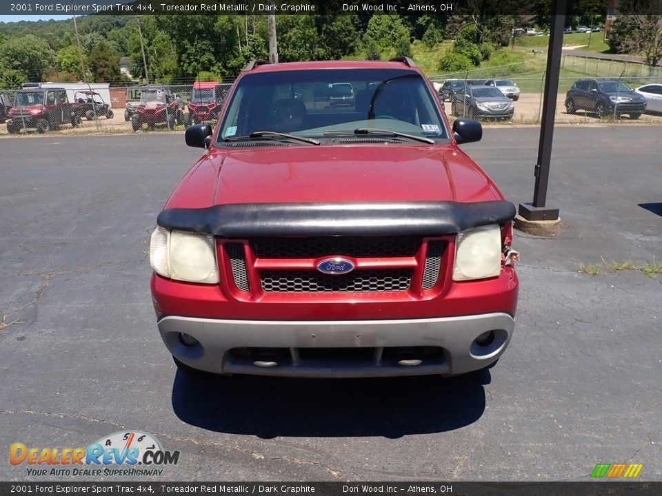 2001 Ford Explorer Sport Trac 4x4 Toreador Red Metallic / Dark Graphite Photo #4