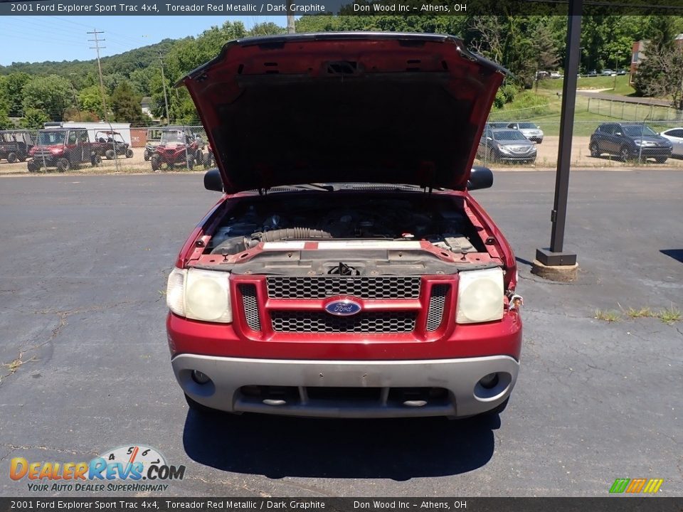2001 Ford Explorer Sport Trac 4x4 Toreador Red Metallic / Dark Graphite Photo #5