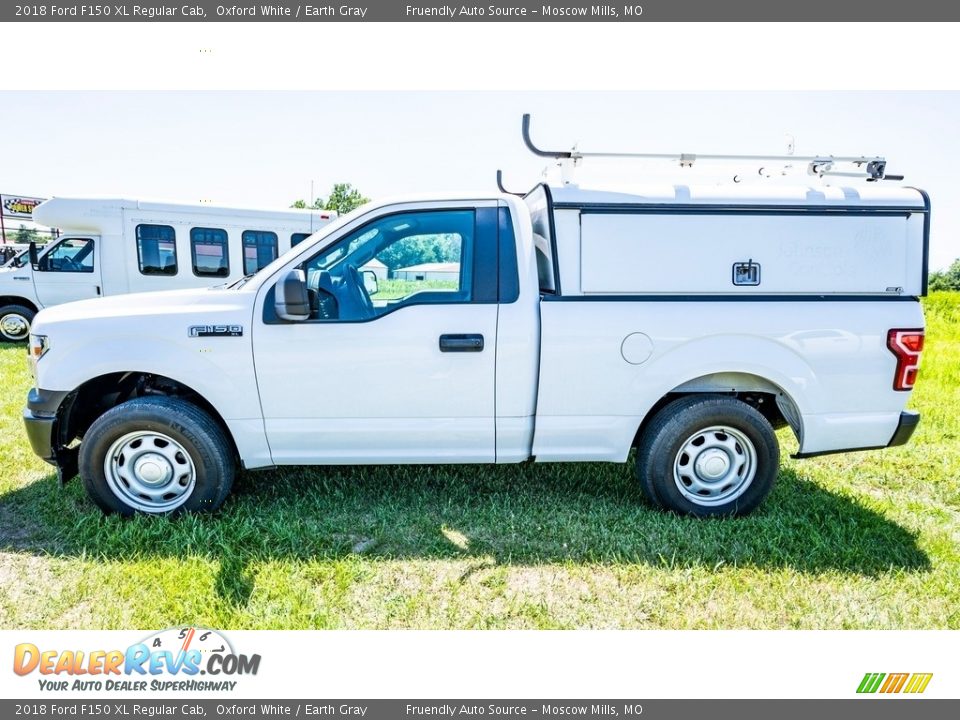 2018 Ford F150 XL Regular Cab Oxford White / Earth Gray Photo #7