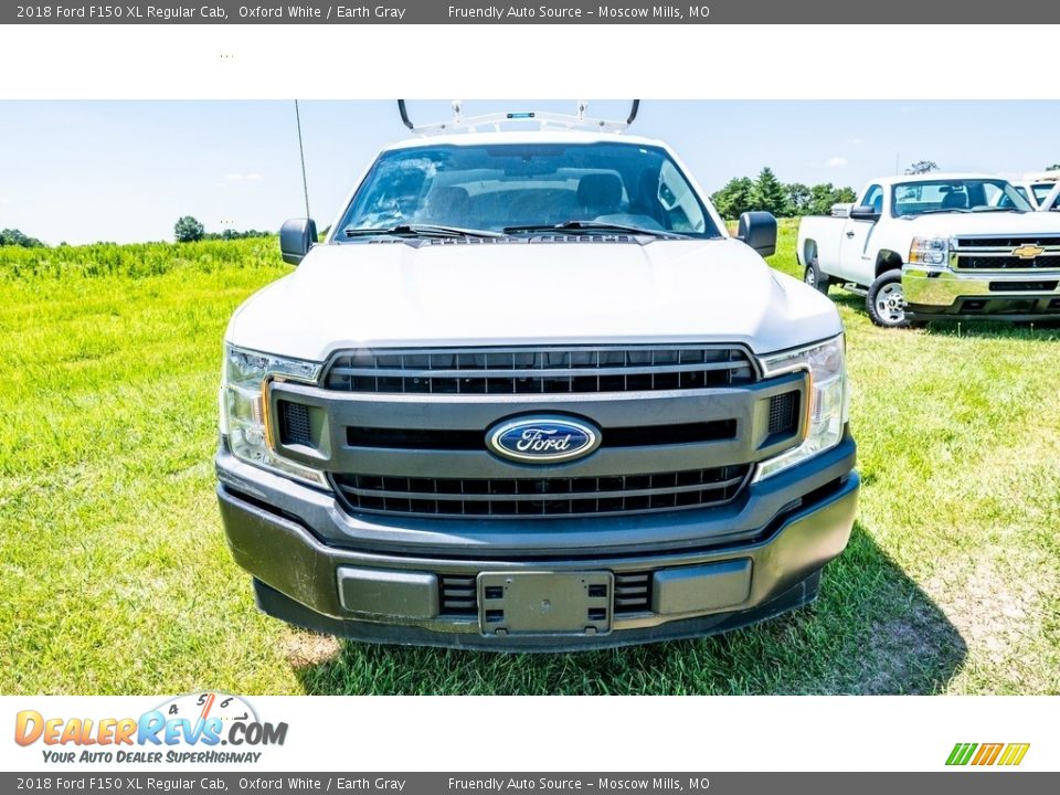 2018 Ford F150 XL Regular Cab Oxford White / Earth Gray Photo #9