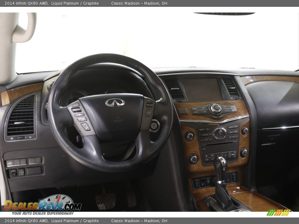 Dashboard of 2014 Infiniti QX80 AWD Photo #6