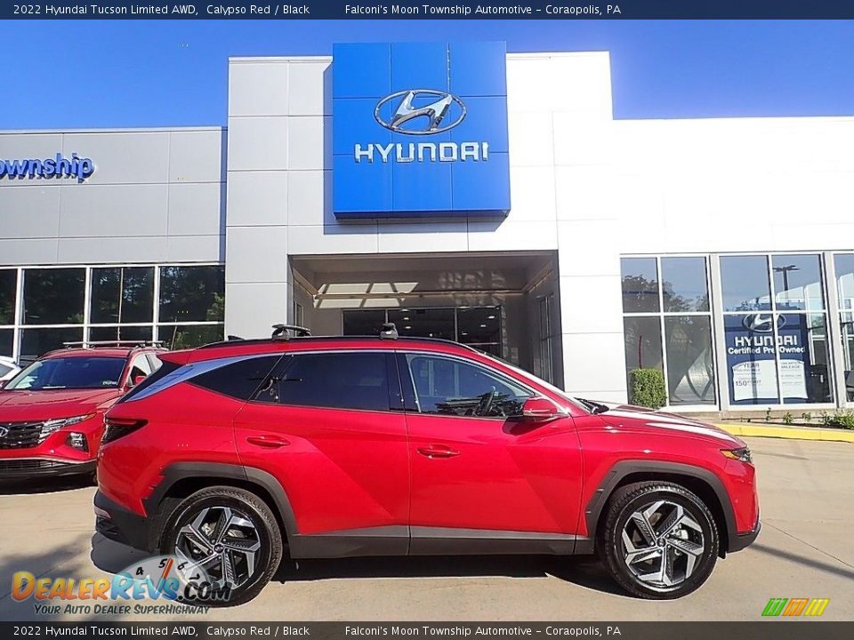 2022 Hyundai Tucson Limited AWD Calypso Red / Black Photo #1