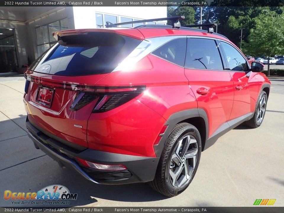 2022 Hyundai Tucson Limited AWD Calypso Red / Black Photo #2