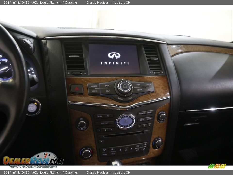 2014 Infiniti QX80 AWD Liquid Platinum / Graphite Photo #9