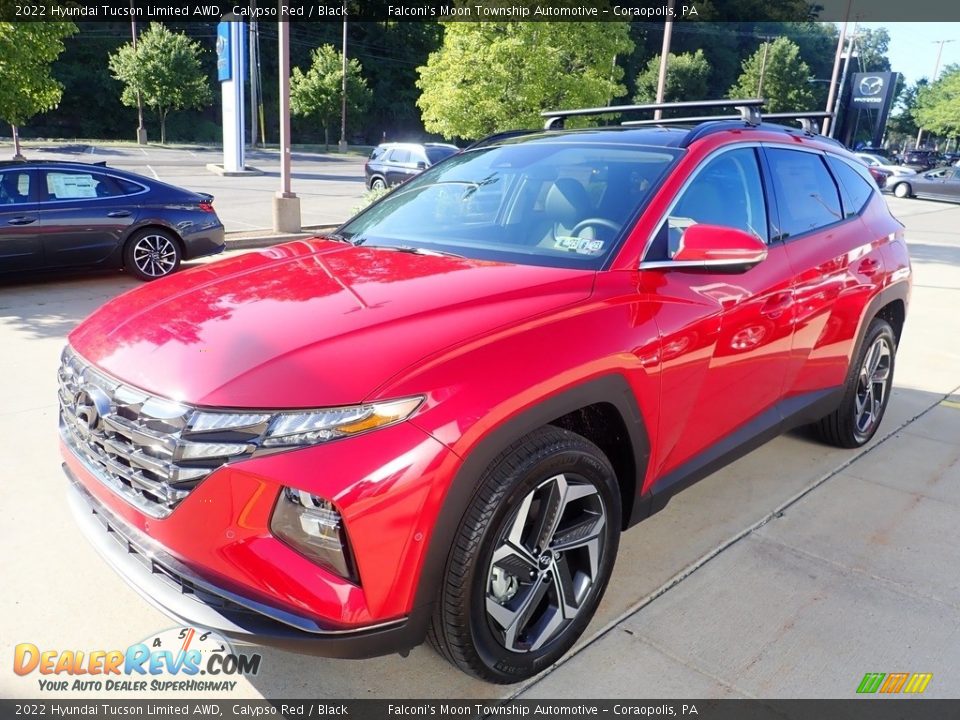 2022 Hyundai Tucson Limited AWD Calypso Red / Black Photo #7