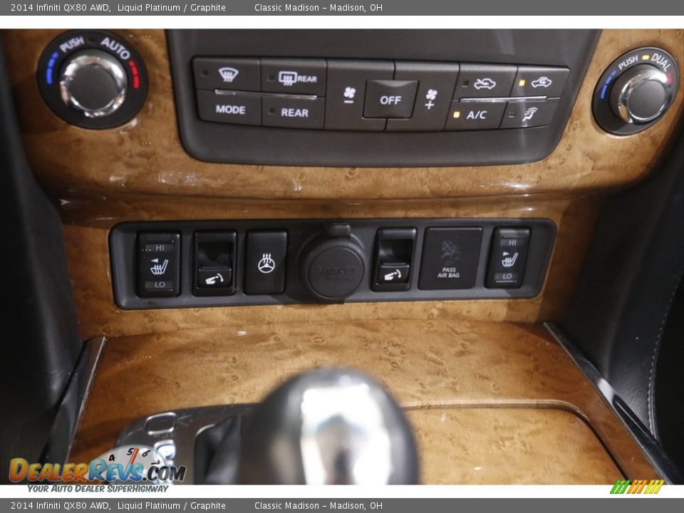2014 Infiniti QX80 AWD Liquid Platinum / Graphite Photo #15